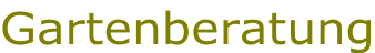 Gartenberatung